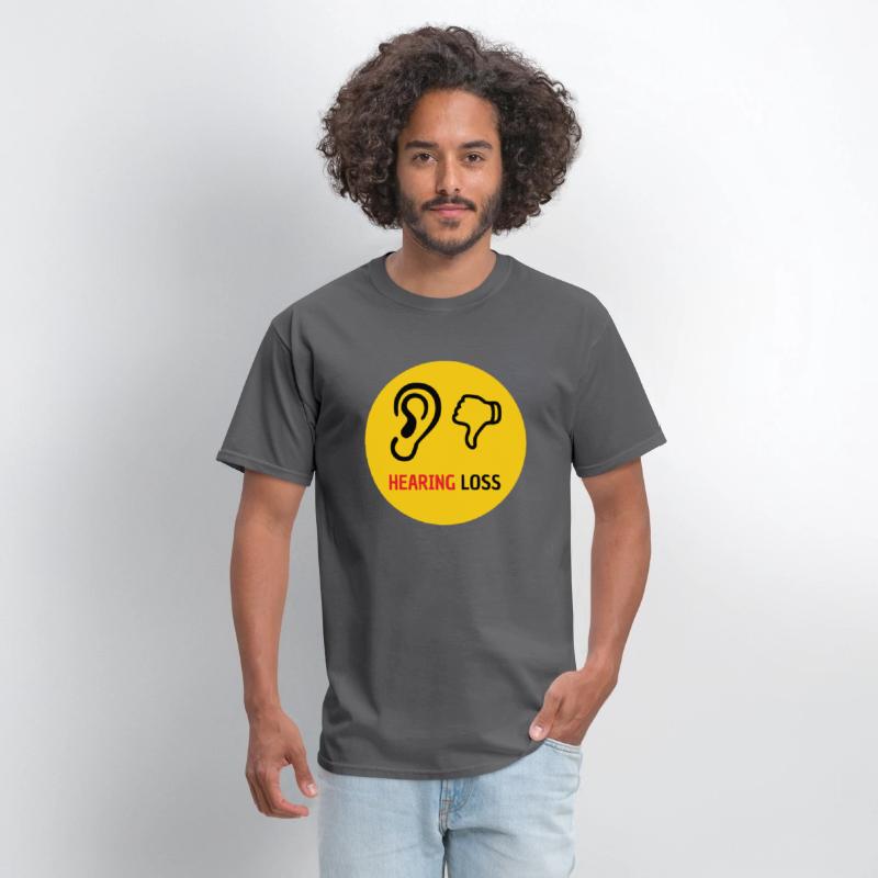 hearing loss symbol - yellow