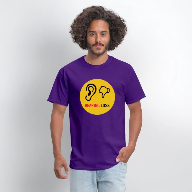 hearing loss symbol - yellow