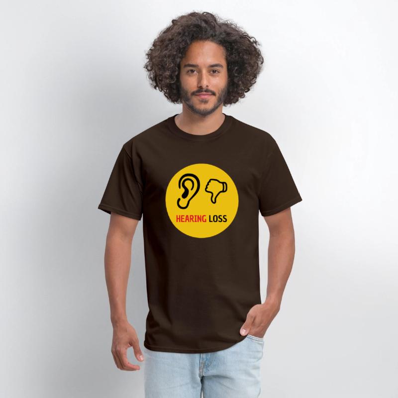 hearing loss symbol - yellow