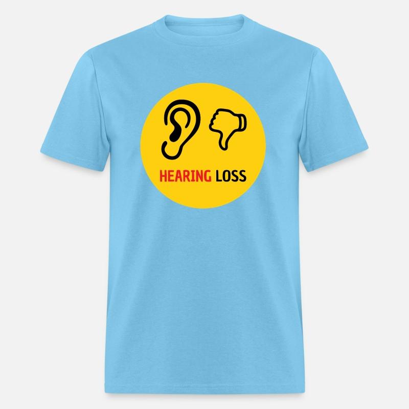 hearing loss symbol - yellow