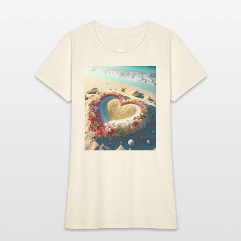 HEART ON A BEACH