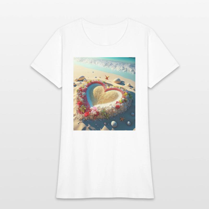 HEART ON A BEACH
