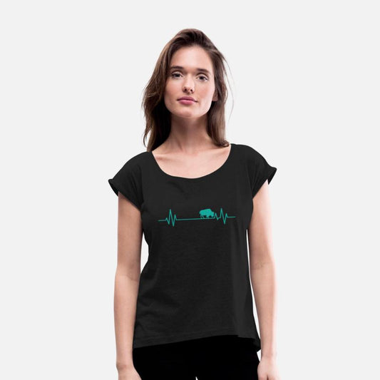Heartbeat Line Bison Animal