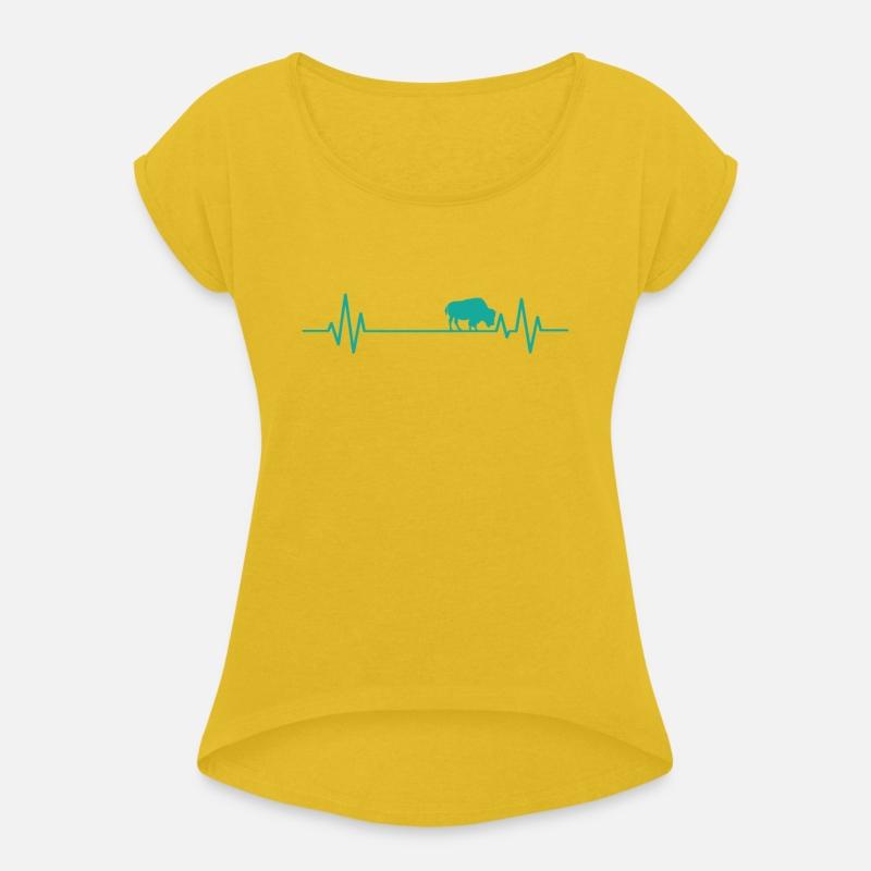 Heartbeat Line Bison Animal