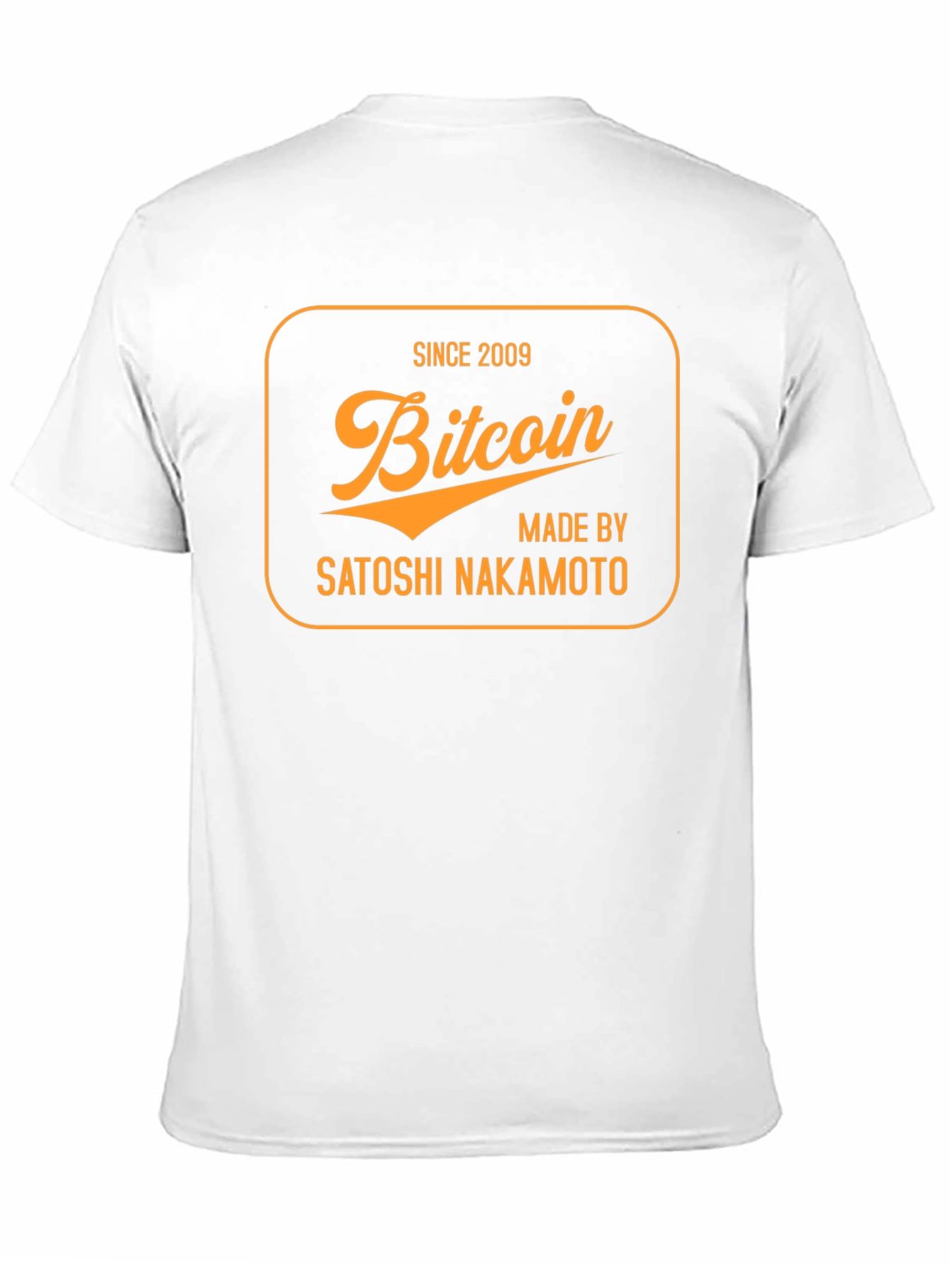 Bitcoin Since 2009 Satoshi Nakamoto Black T-Shirt