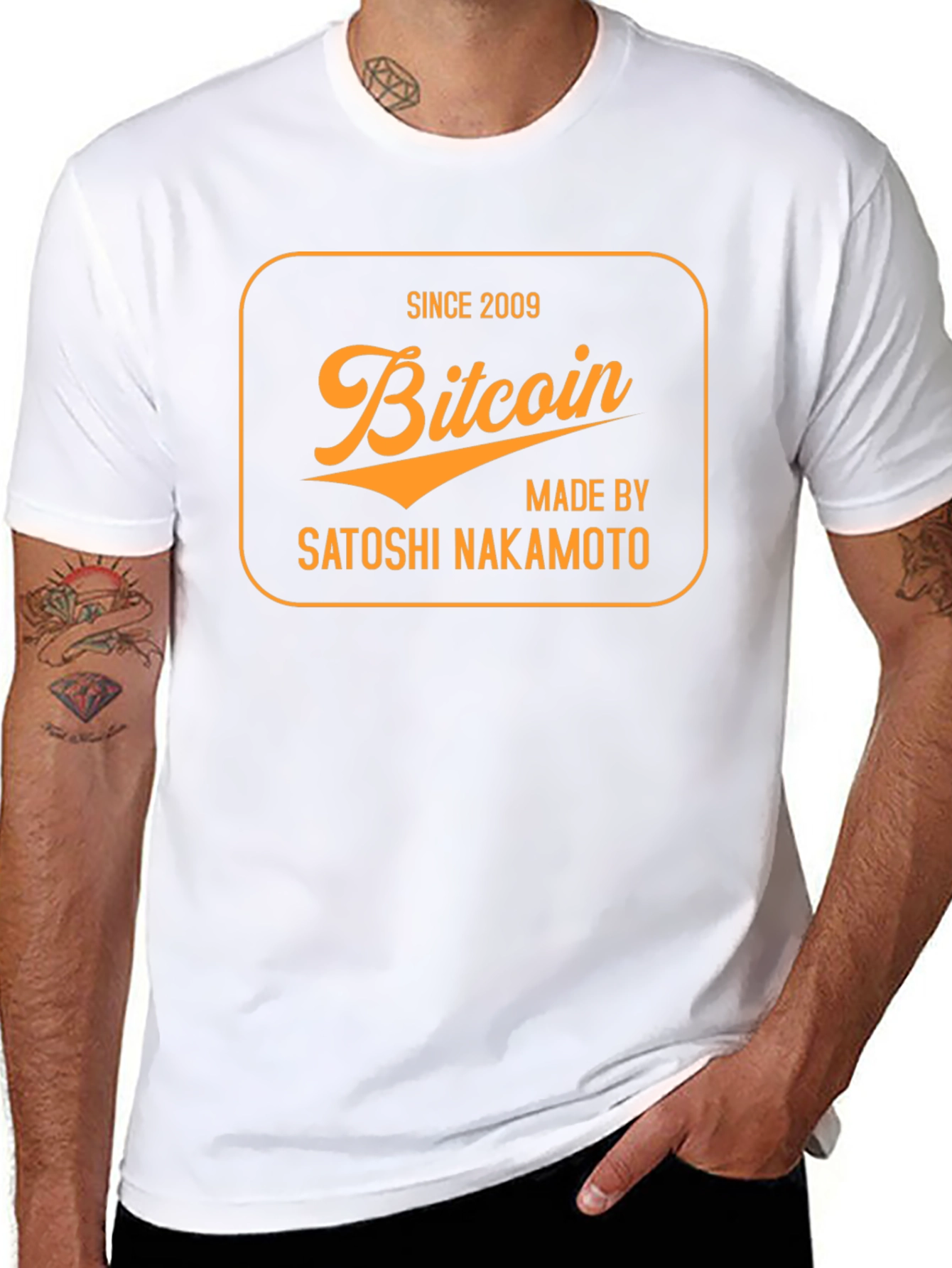 Bitcoin Since 2009 Satoshi Nakamoto Black T-Shirt