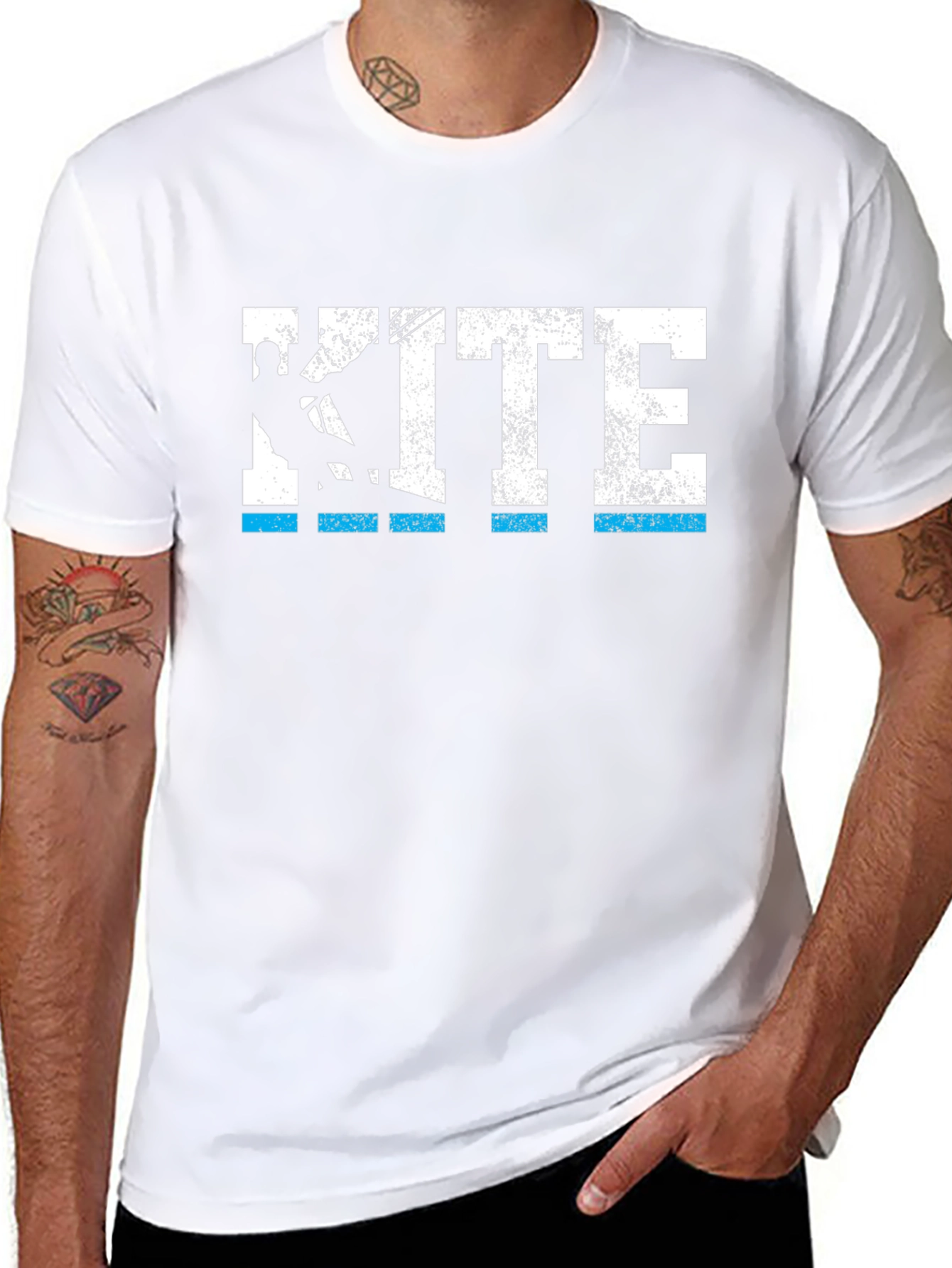 Kiteboarding T-Shirt | Distressed Graphic Tee