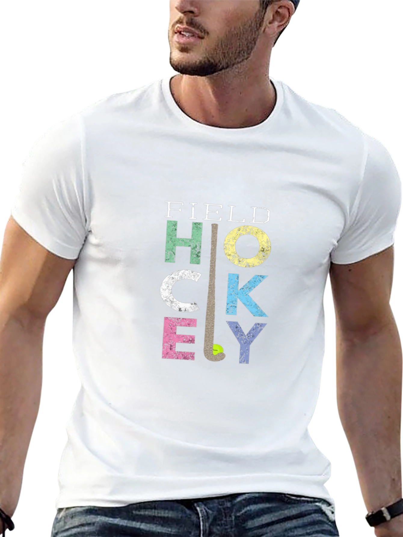 Field Hockey Graphic Tee - Sporty Style