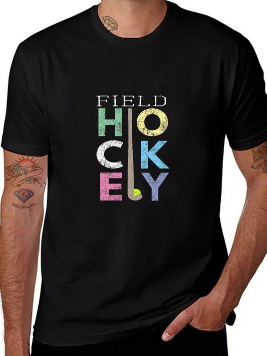 Field Hockey Graphic Tee - Sporty Style