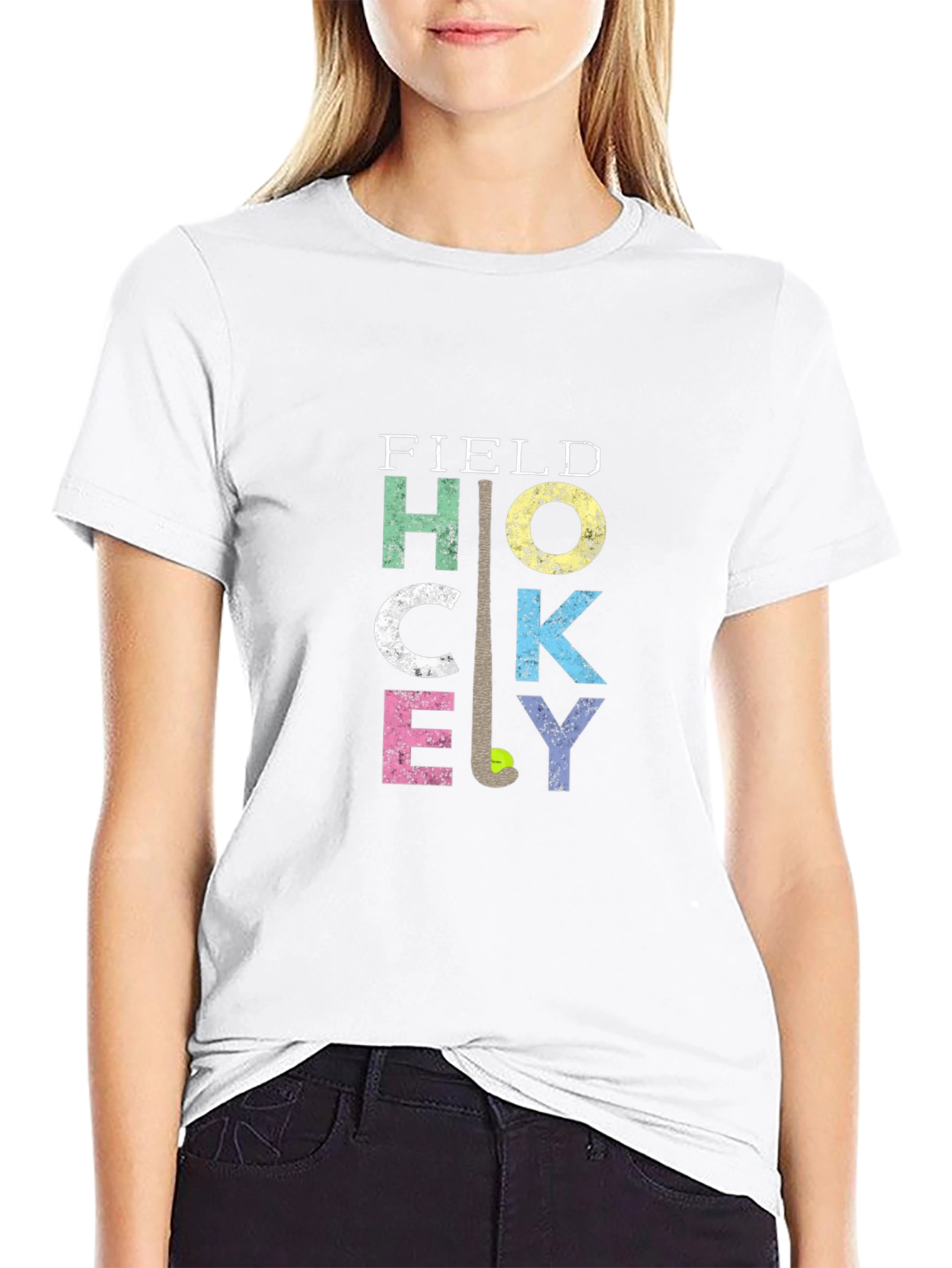 Field Hockey Graphic Tee - Sporty Style