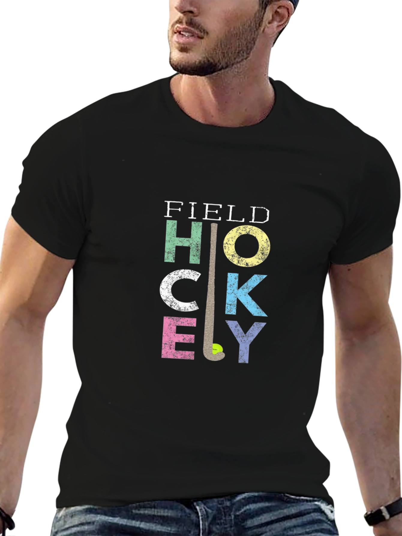 Field Hockey Graphic Tee - Sporty Style