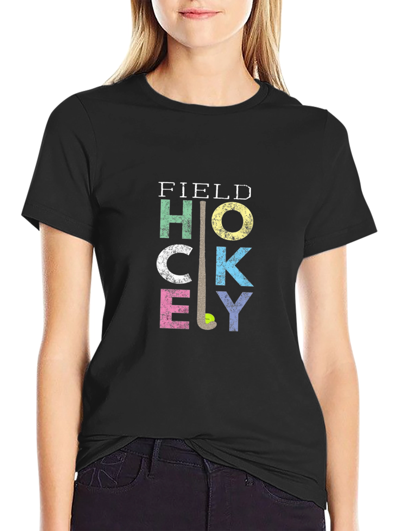 Field Hockey Graphic Tee - Sporty Style