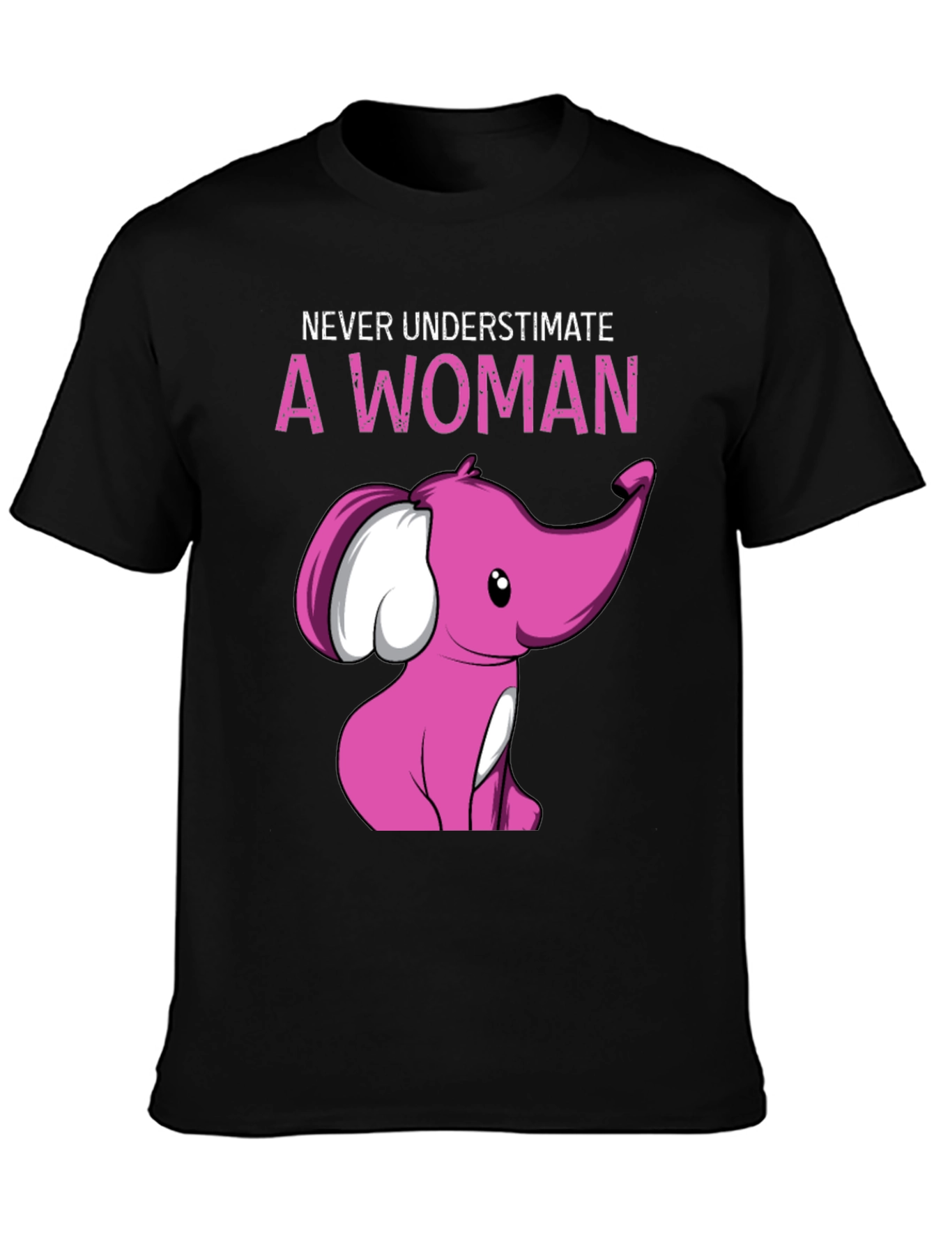 Never Underestimate A Woman Elephant T-Shirt