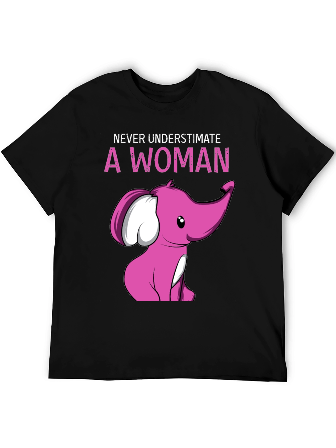 Never Underestimate A Woman Elephant T-Shirt