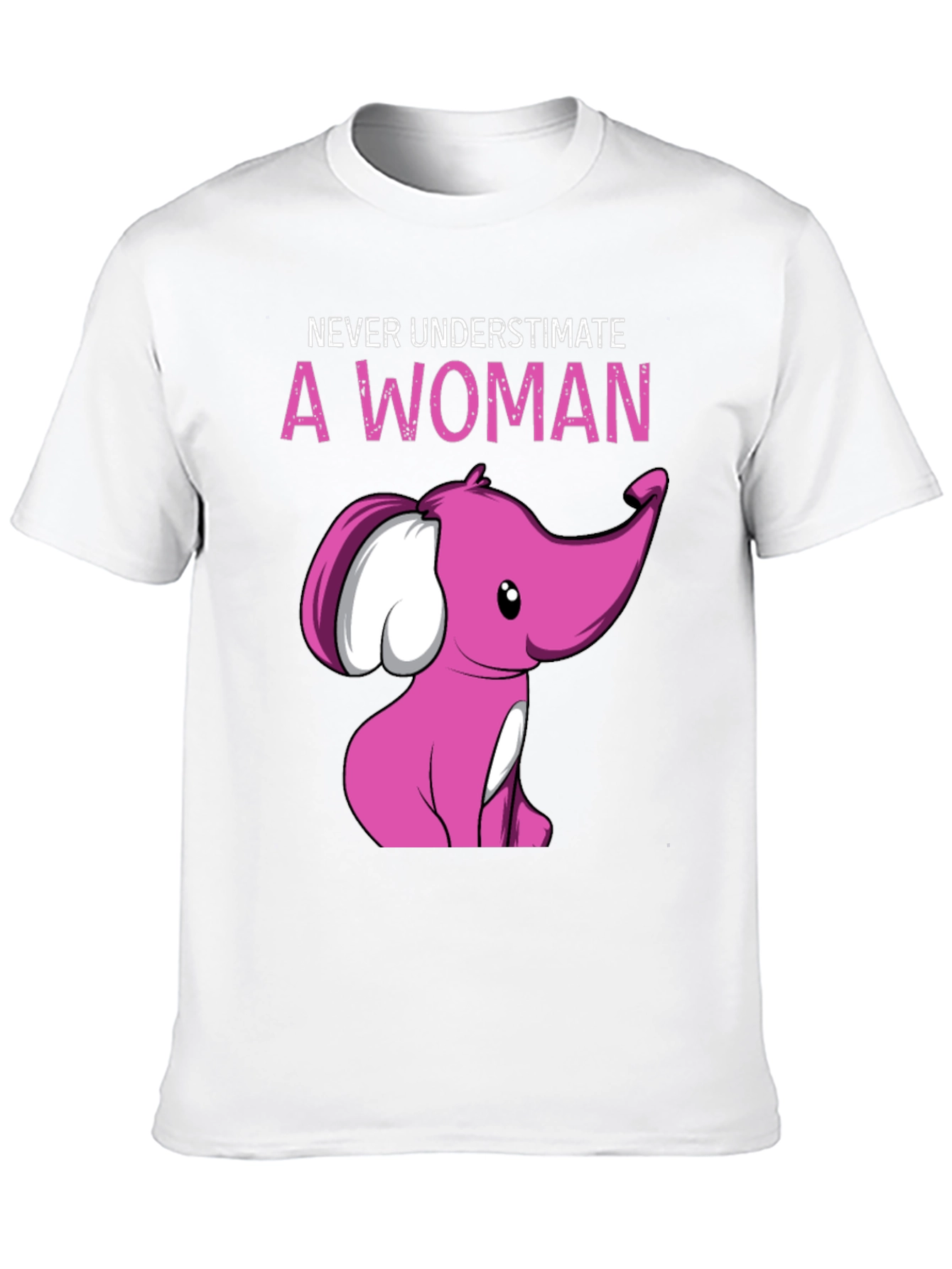 Never Underestimate A Woman Elephant T-Shirt