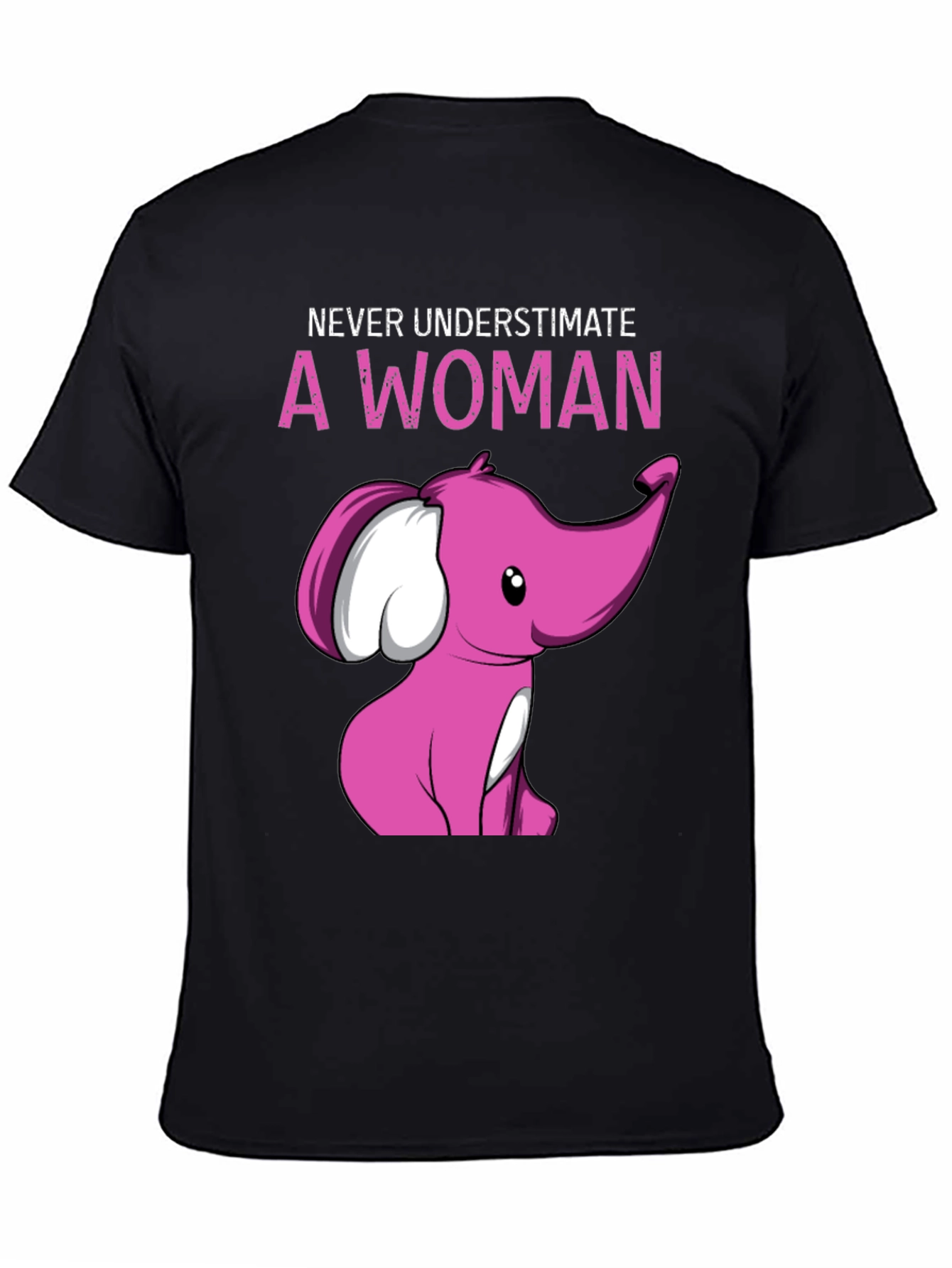 Never Underestimate A Woman Elephant T-Shirt