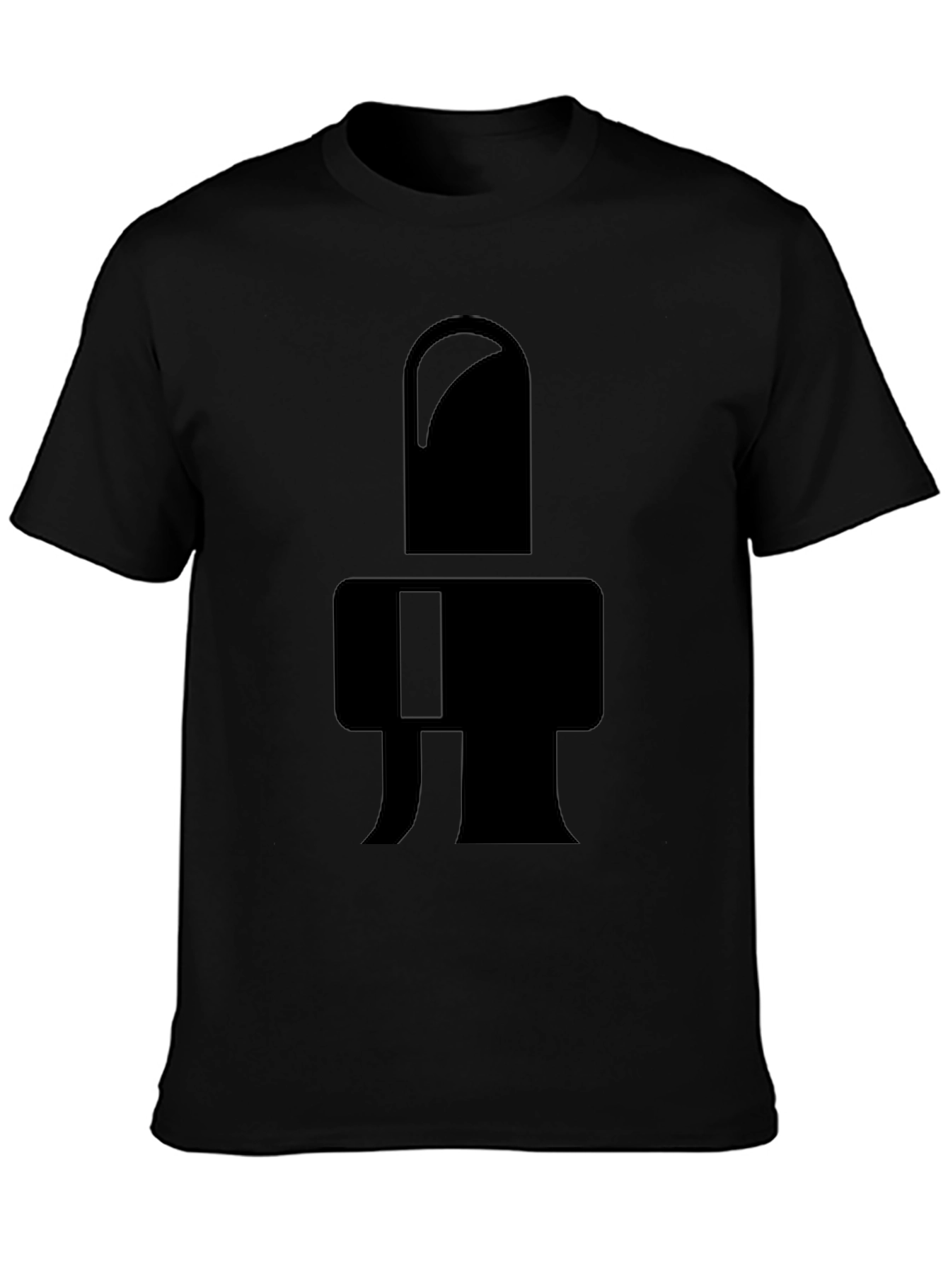 Abstract Symbol Black T-Shirt