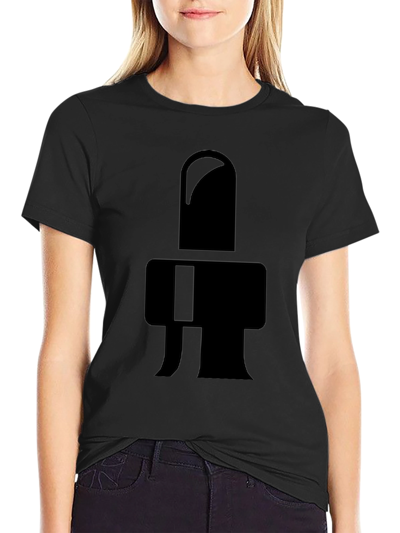 Abstract Symbol Black T-Shirt