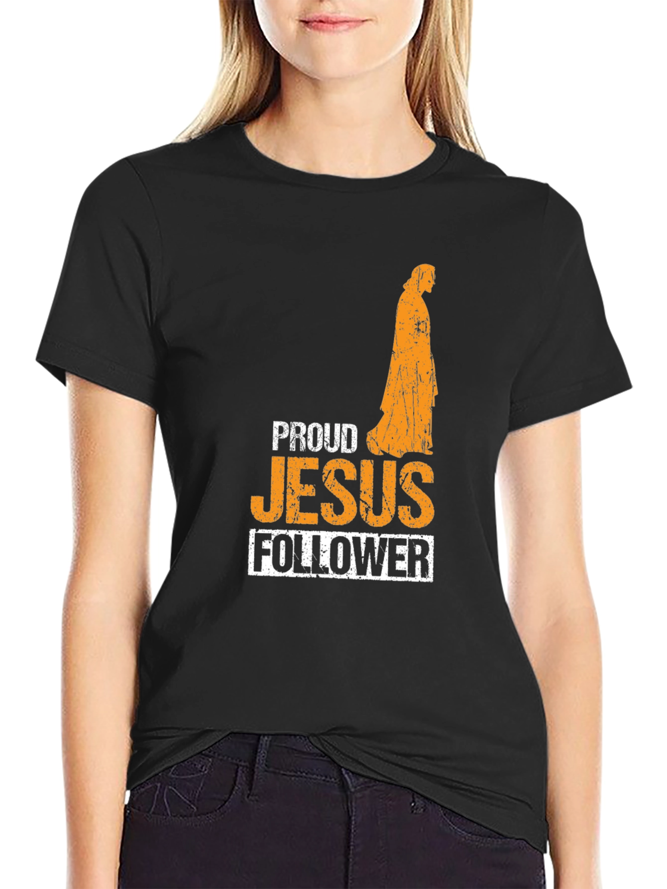Proud Jesus Follower Graphic T-Shirt