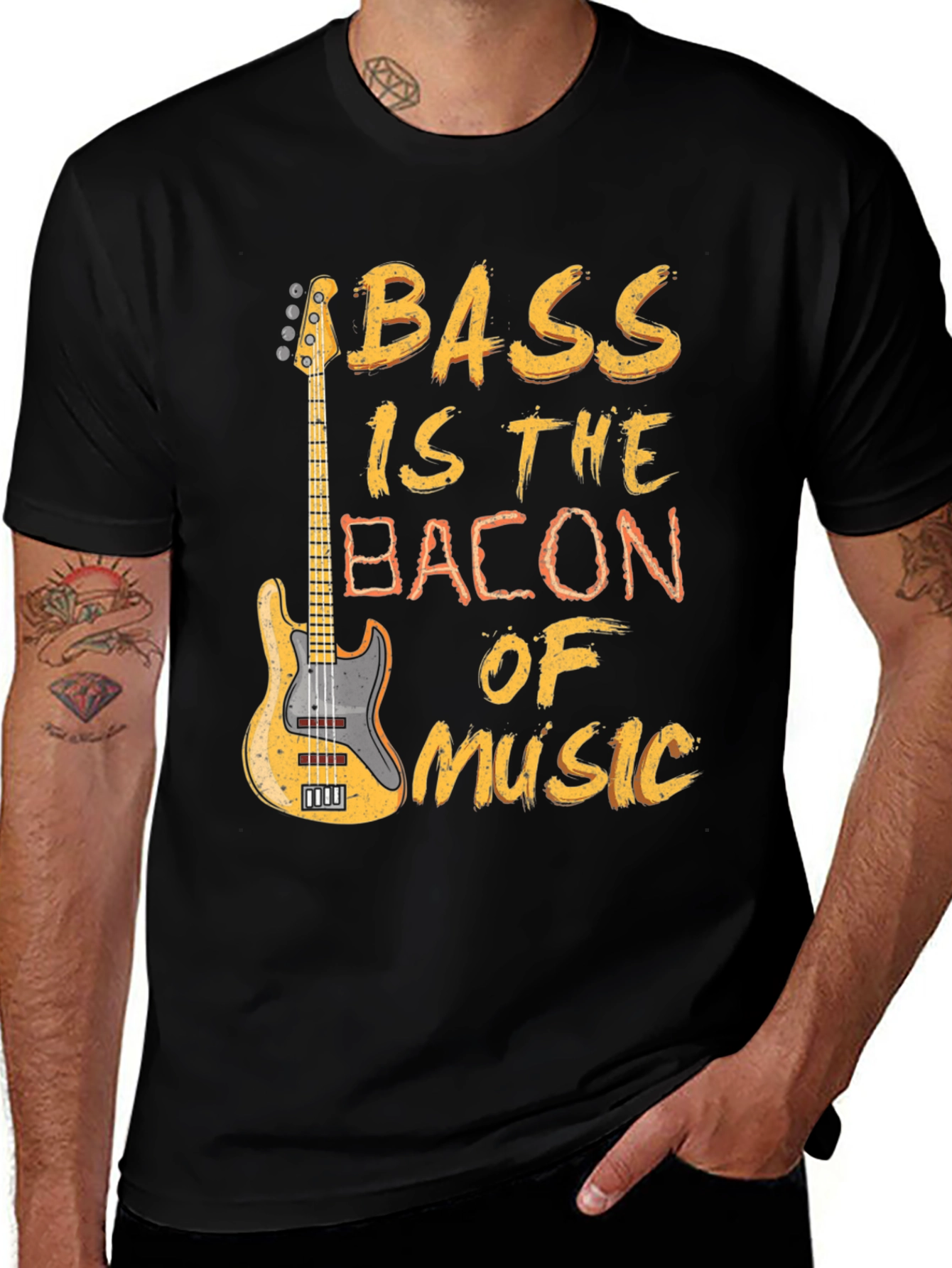 Bass Is The Bacon Of Music T-Shirt