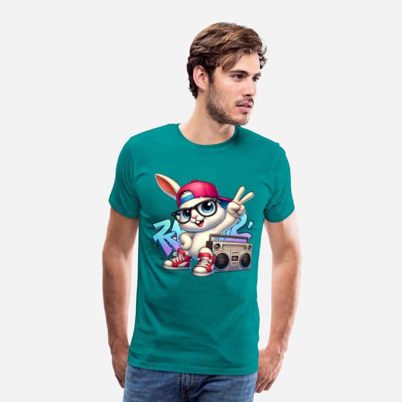 Hip Hop Glasses Easter Bunny