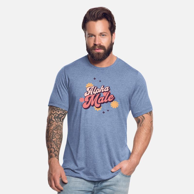 Hippie Style Alpha Male Parody Tee