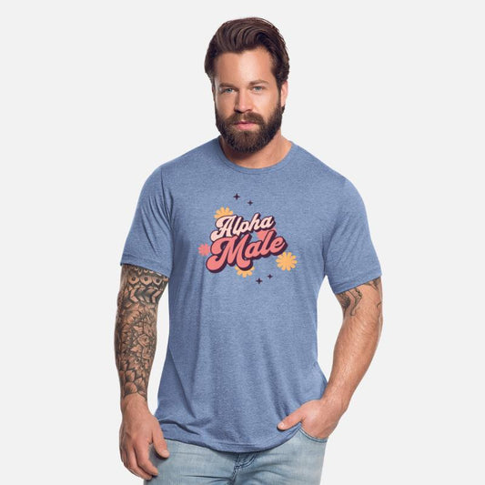 Hippie Style Alpha Male Parody Tee