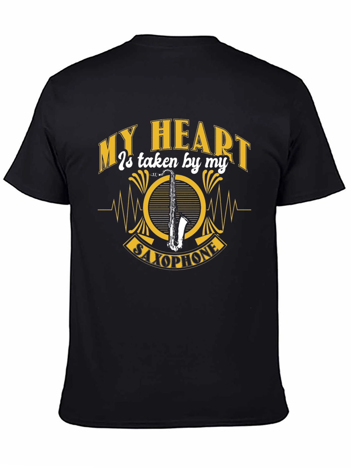 My Heart Saxophone Graphic Tee
