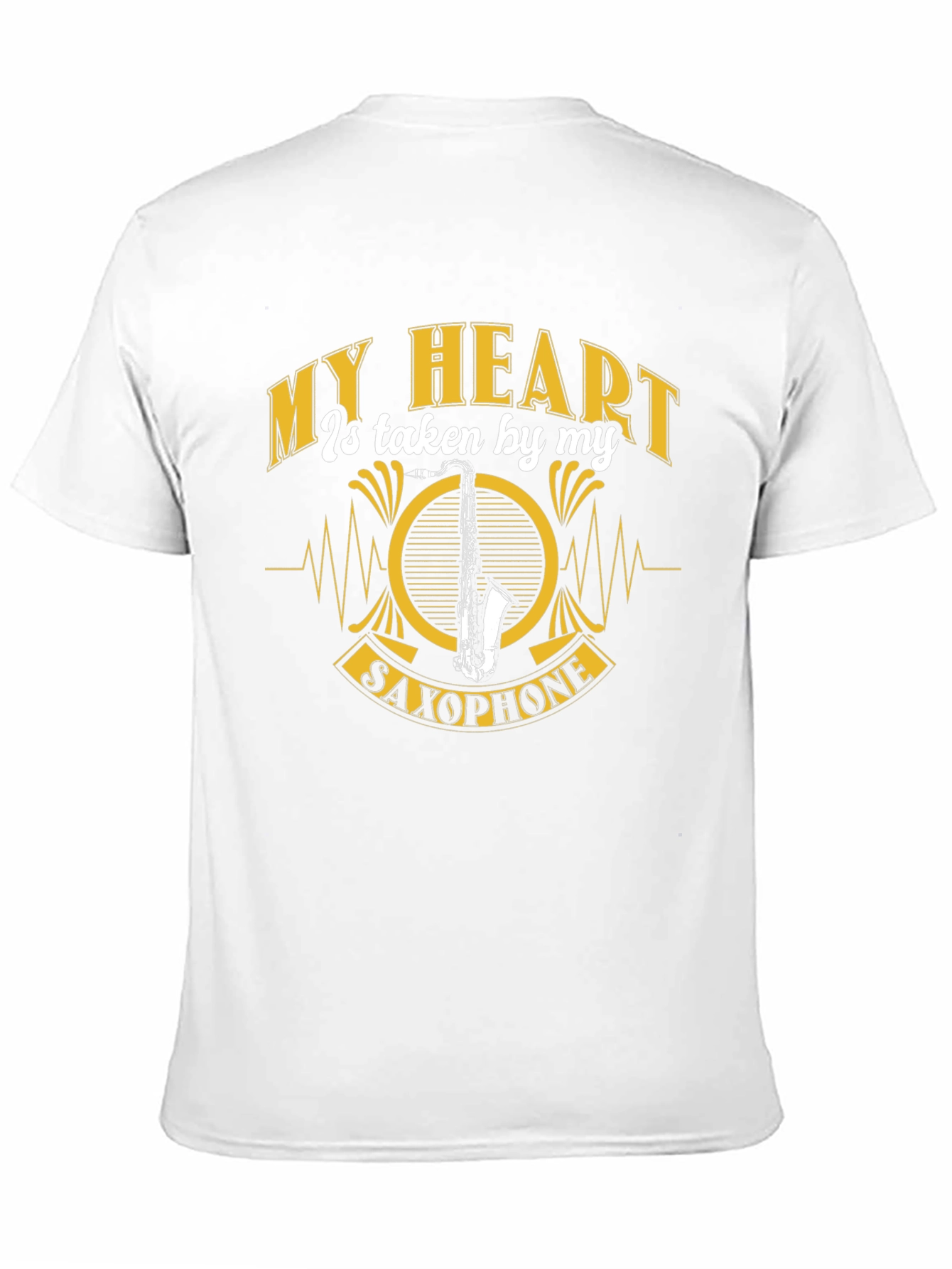 My Heart Saxophone Graphic Tee