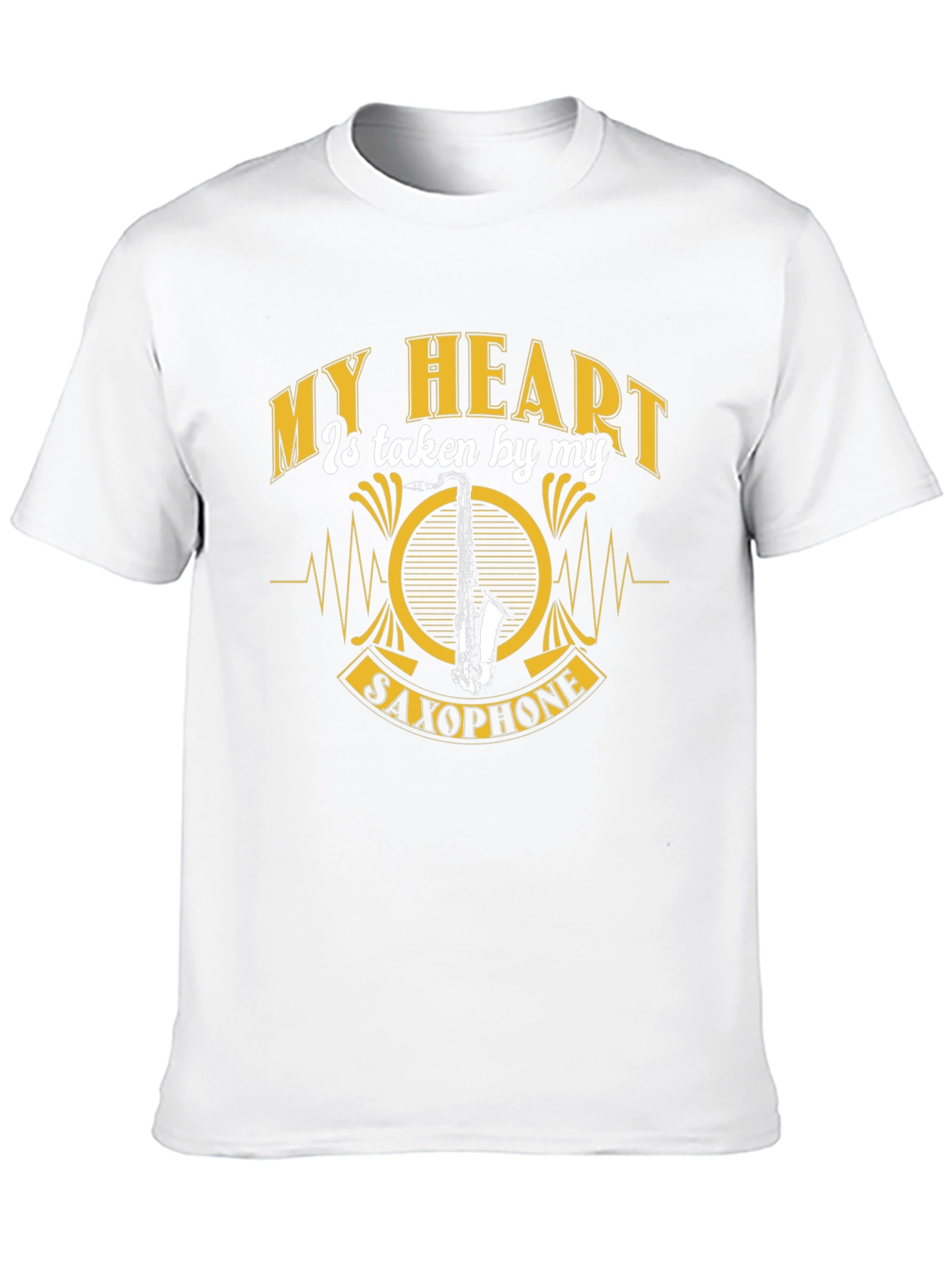 My Heart Saxophone Graphic Tee
