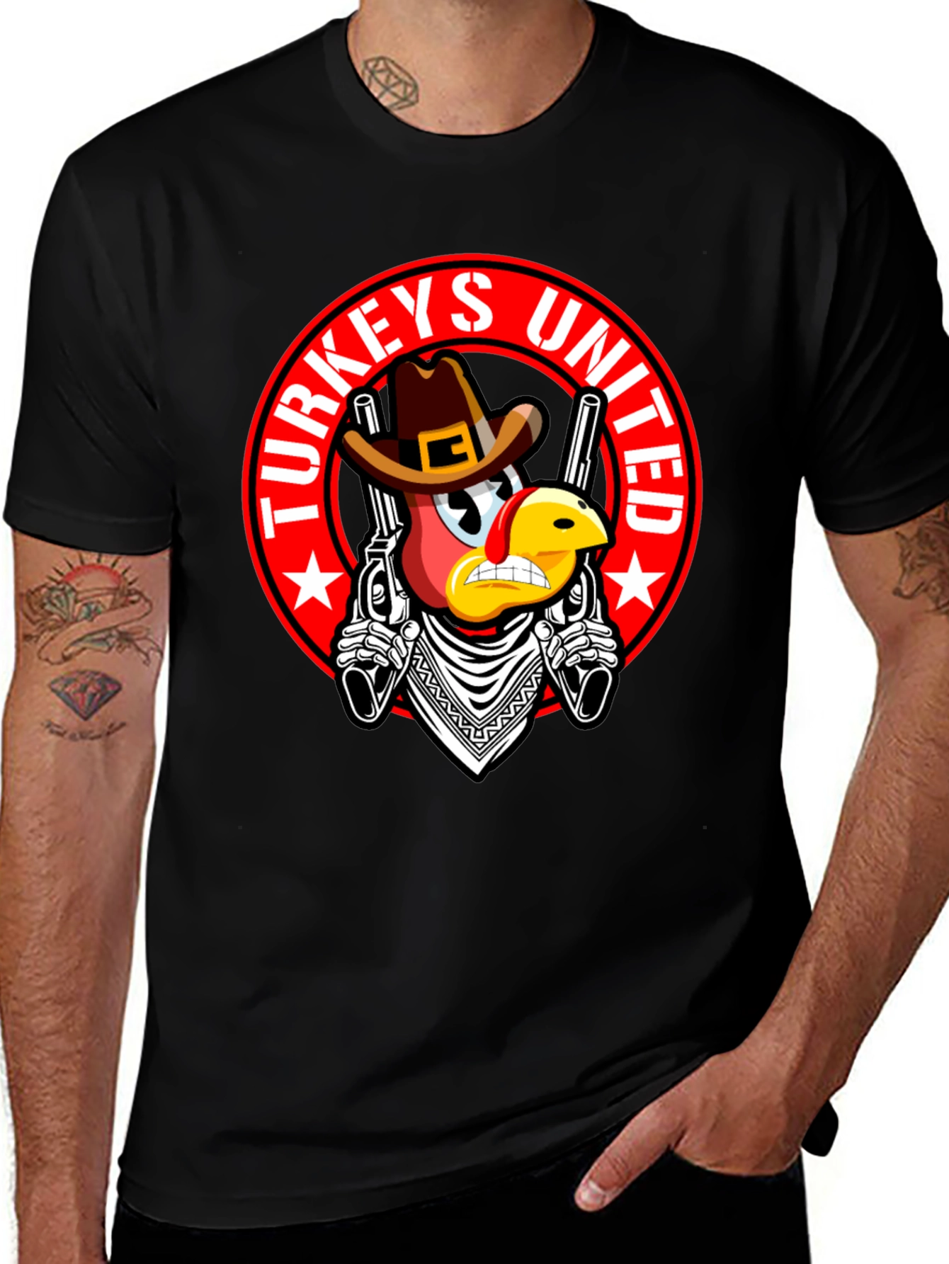 Turkeys United Cowboy T-Shirt