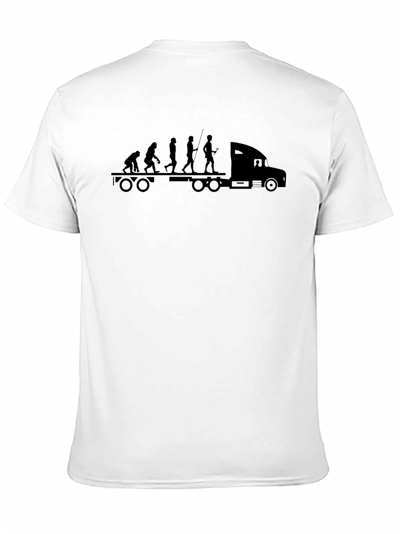 Truck Evolution T-Shirt - Black Crew Neck