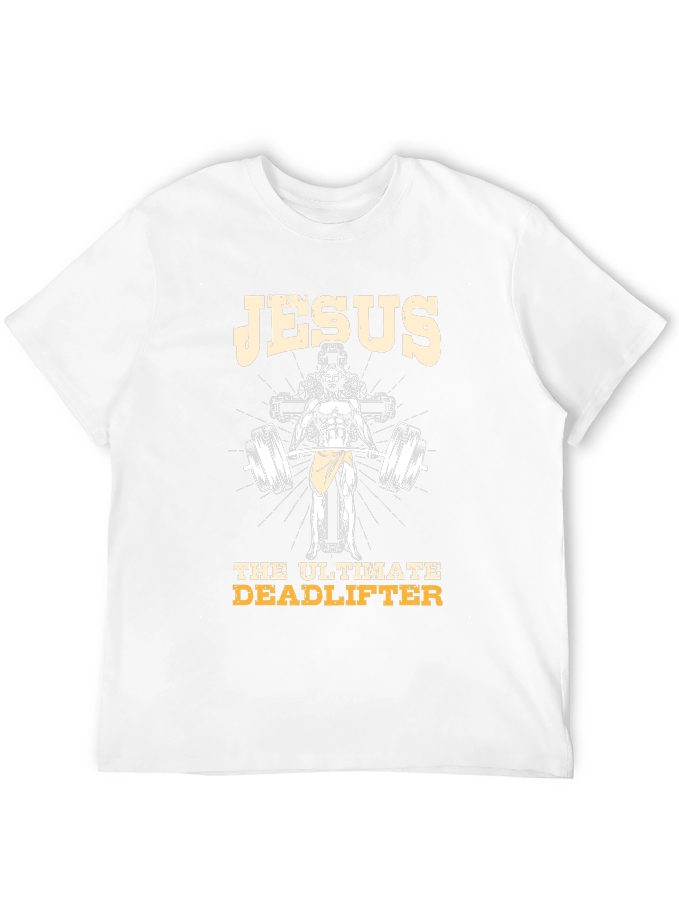 Jesus Ultimate Deadlifter Graphic T-Shirt - Black