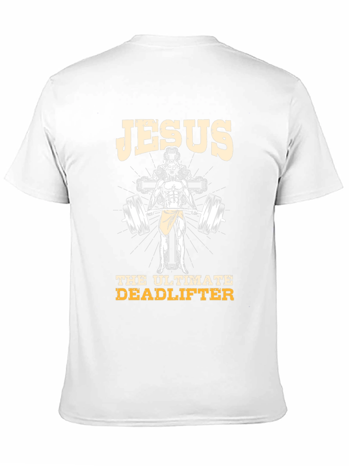 Jesus Ultimate Deadlifter Graphic T-Shirt - Black