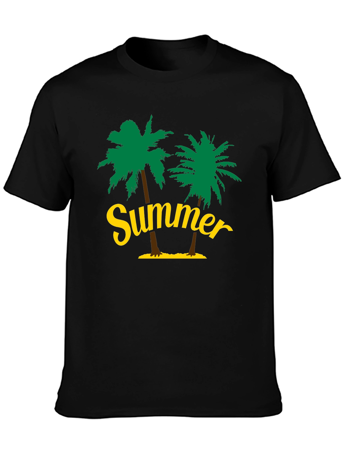 Summer Palm Tree Graphic T-Shirt