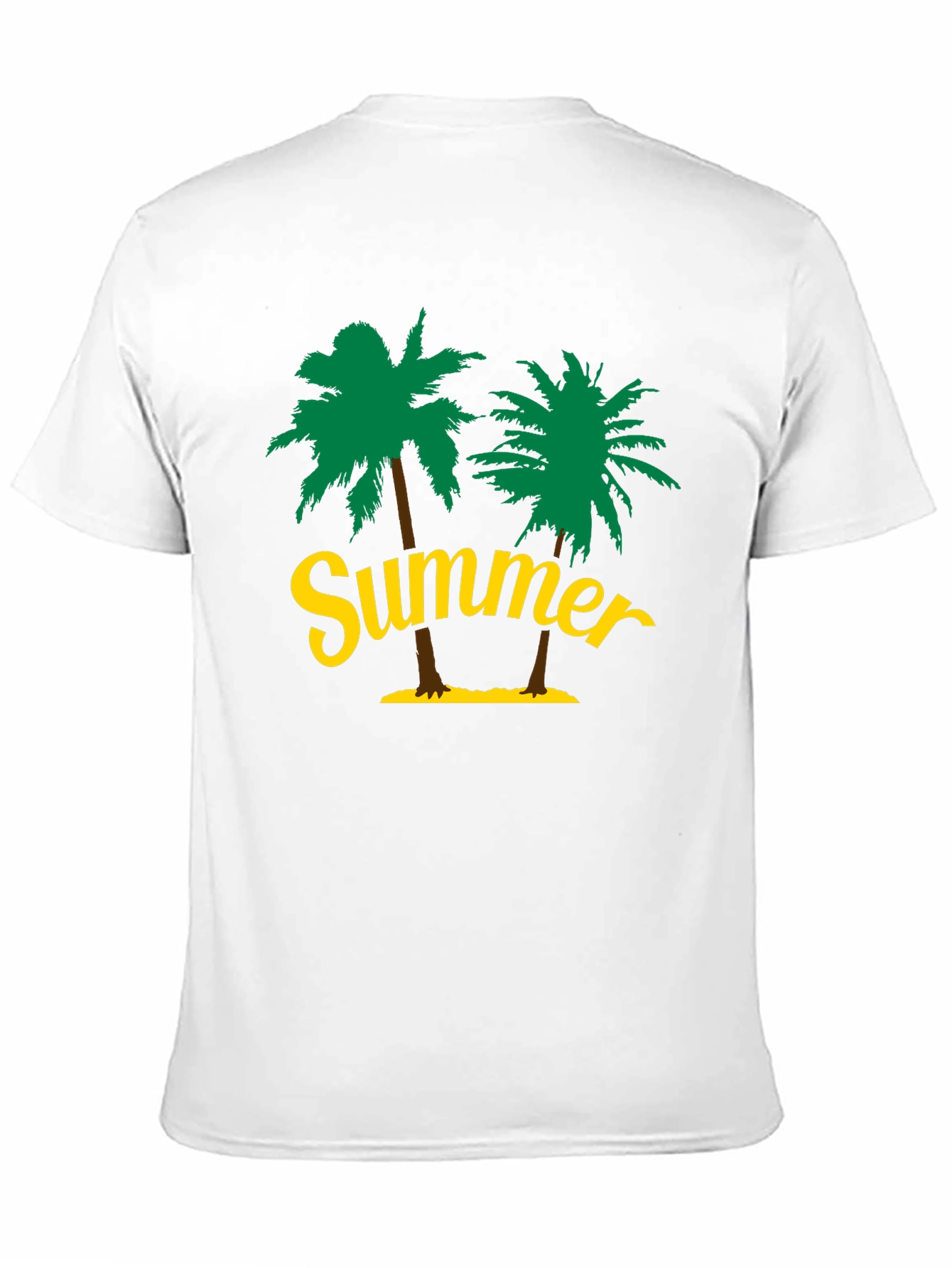 Summer Palm Tree Graphic T-Shirt
