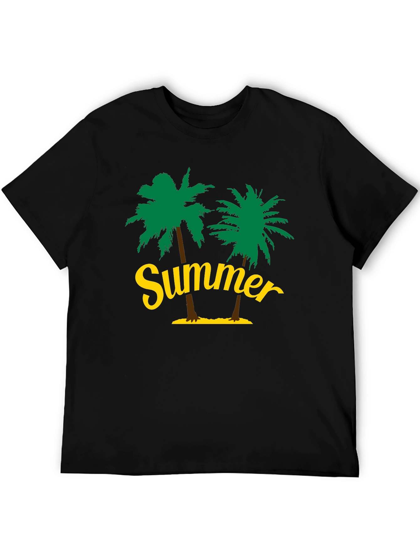 Summer Palm Tree Graphic T-Shirt