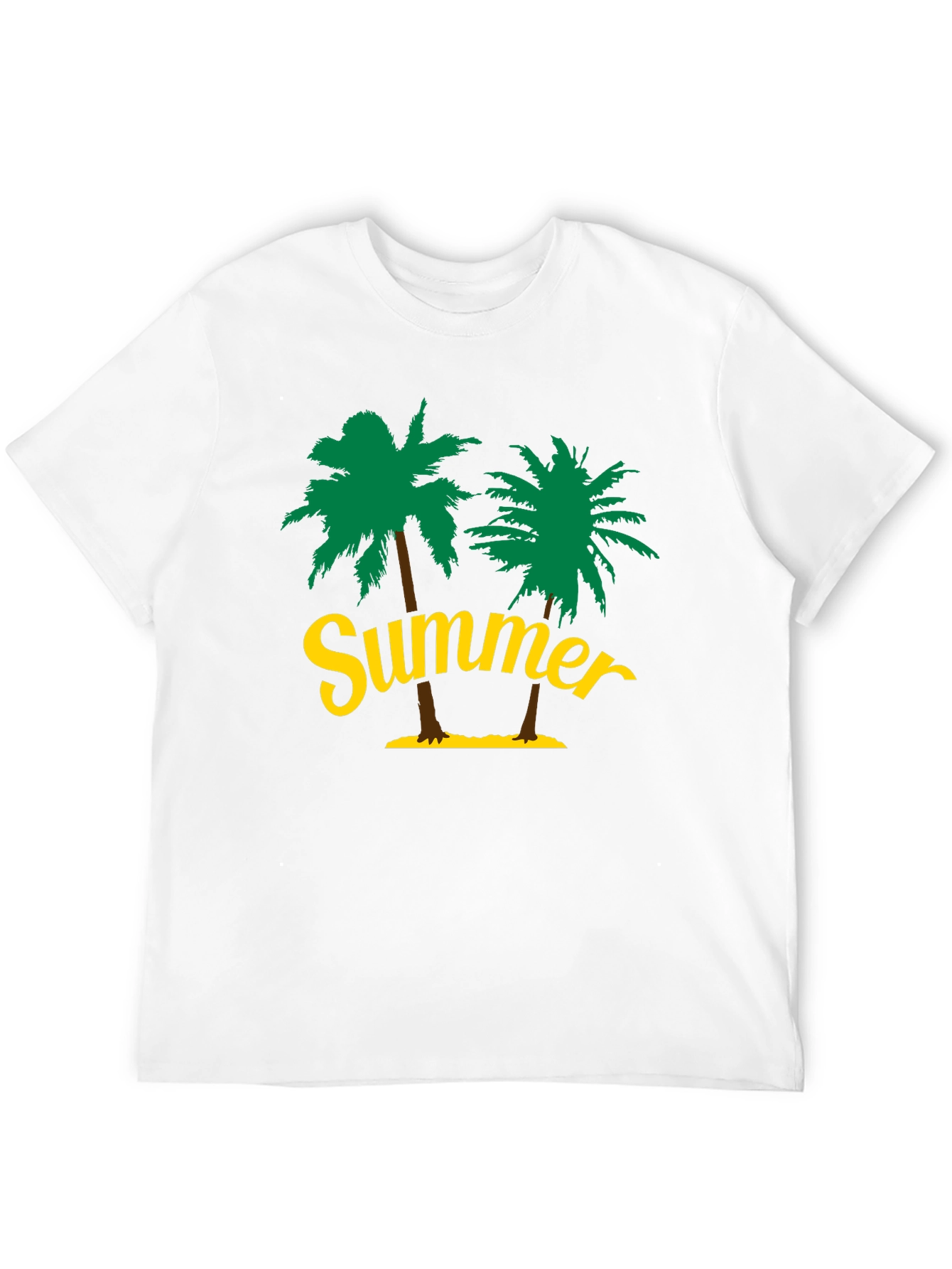 Summer Palm Tree Graphic T-Shirt