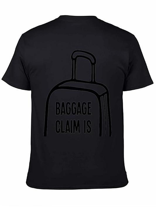 Baggage Claim Graphic Tee - Black