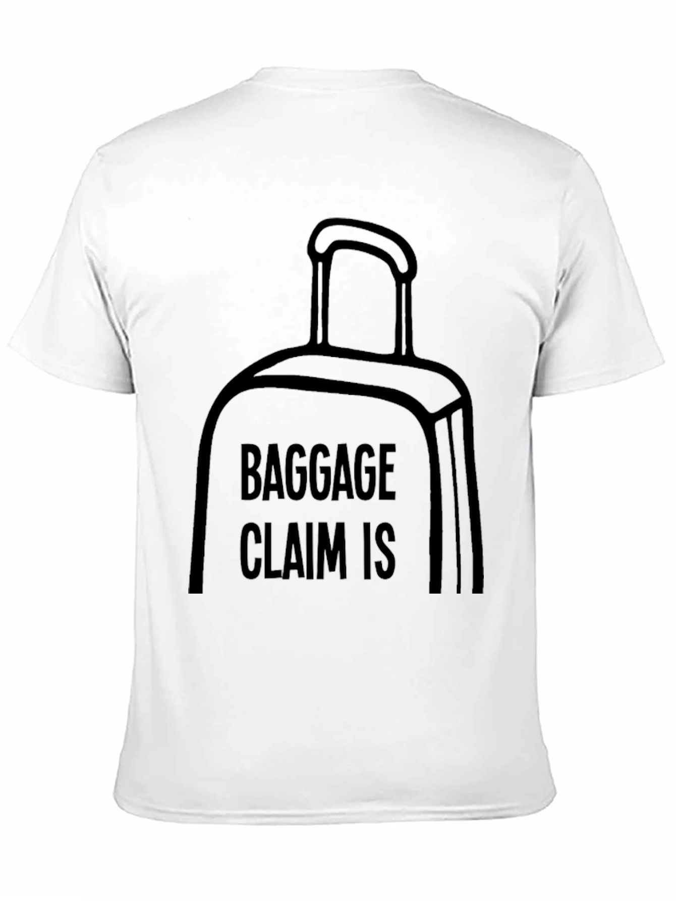 Baggage Claim Graphic Tee - Black