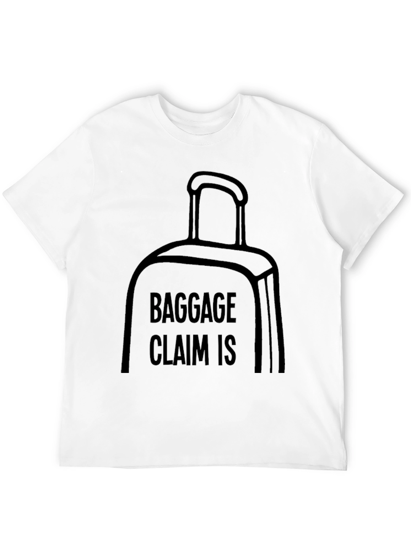 Baggage Claim Graphic Tee - Black