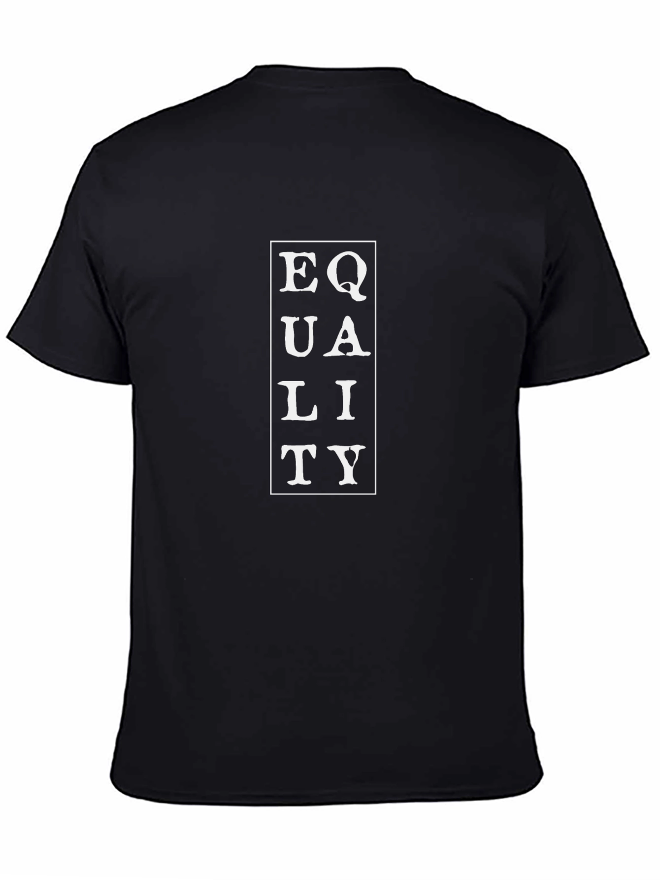 Equality Graphic Print T-Shirt - Black