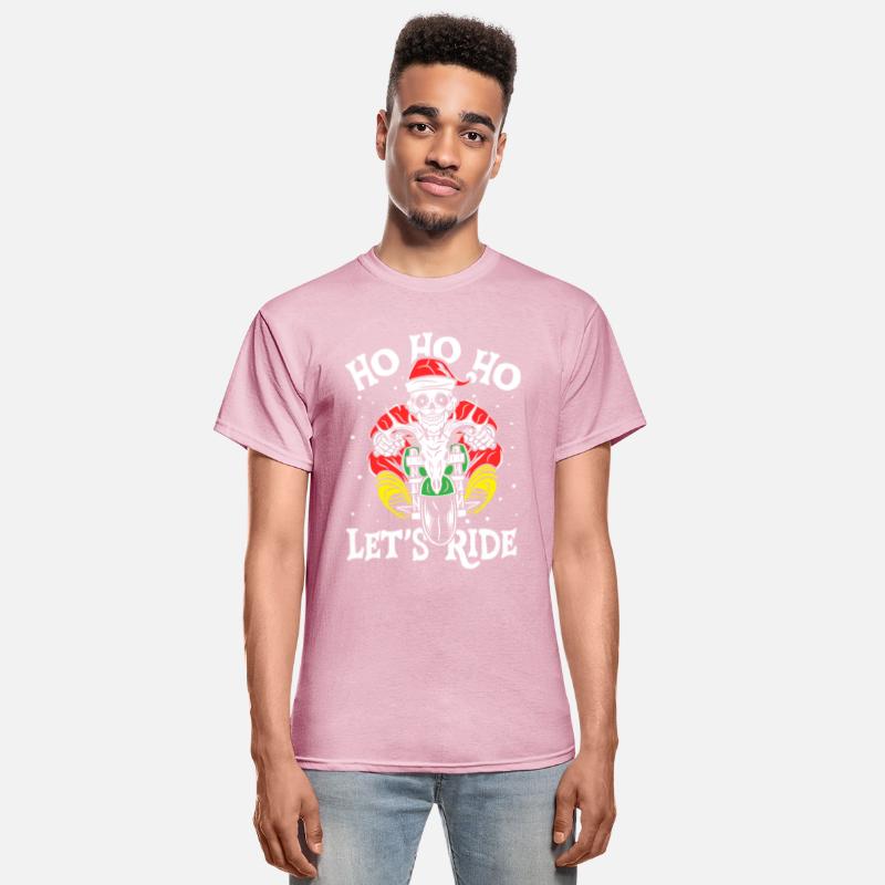 Ho Ho Ho let's ride | skull santa motorcycle rider