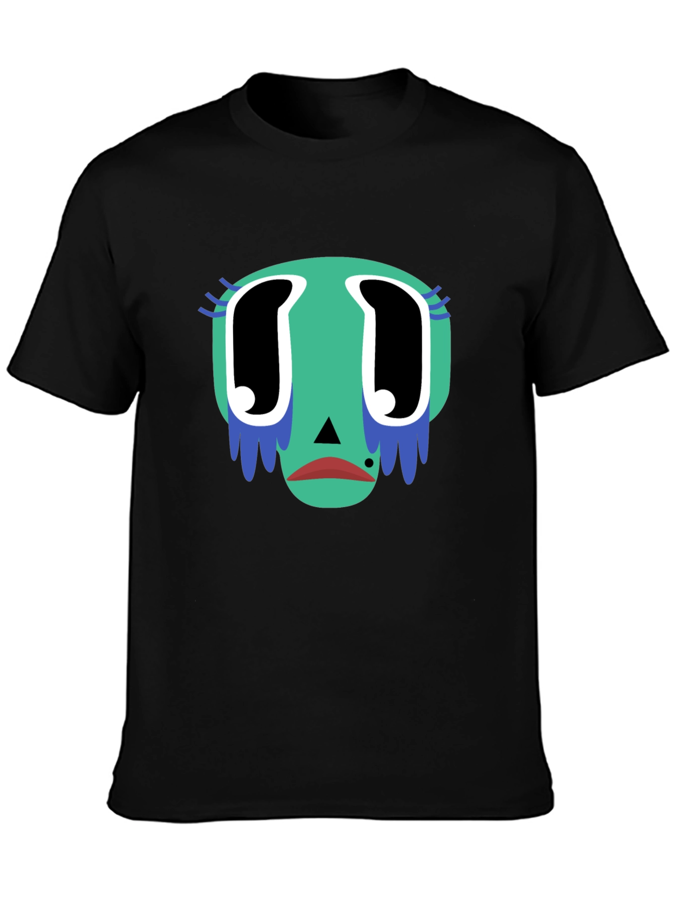 Sad Graphic Tee - Unique Art T-Shirt