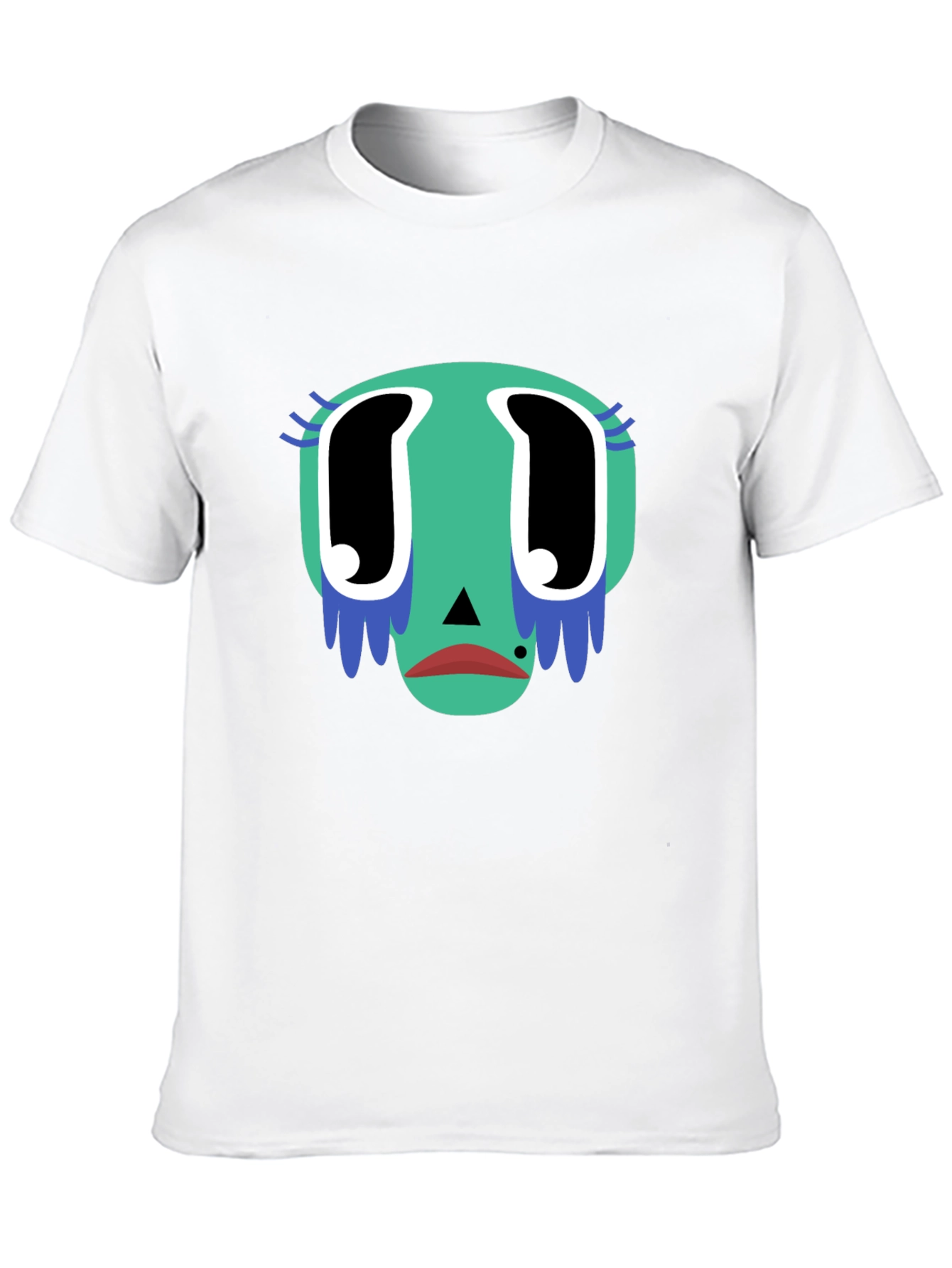 Sad Graphic Tee - Unique Art T-Shirt