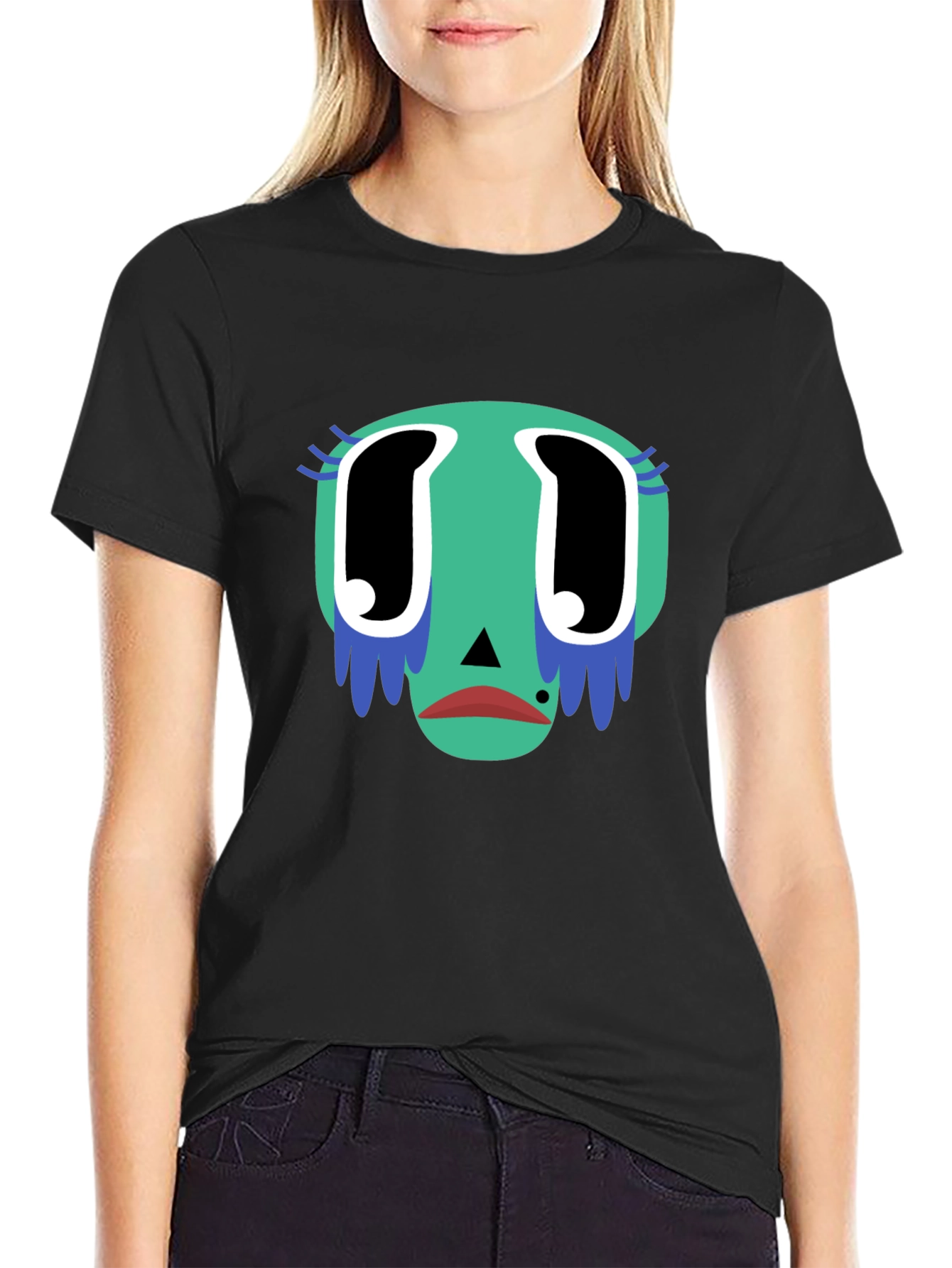 Sad Graphic Tee - Unique Art T-Shirt
