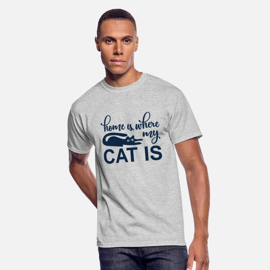 Home with cat