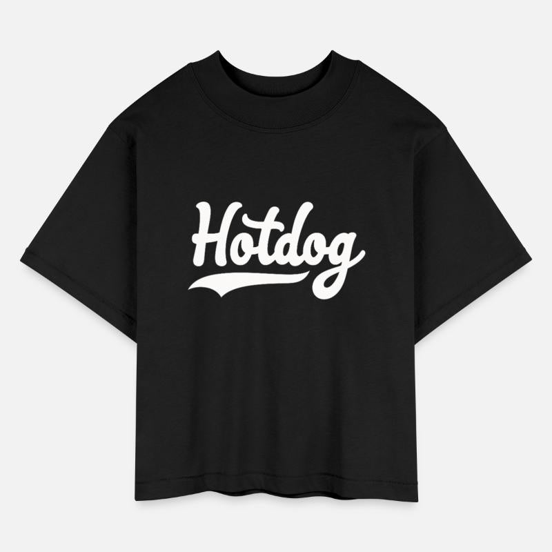Hotdog Love in black and white look