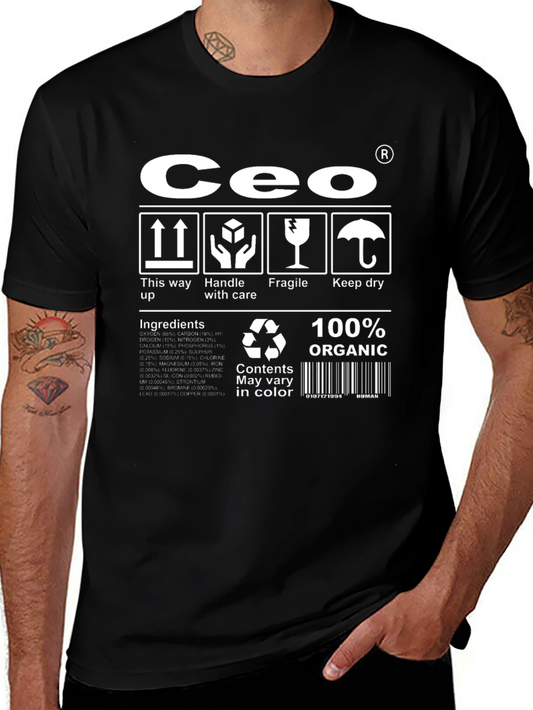 CEO Organic Cotton Graphic T-Shirt