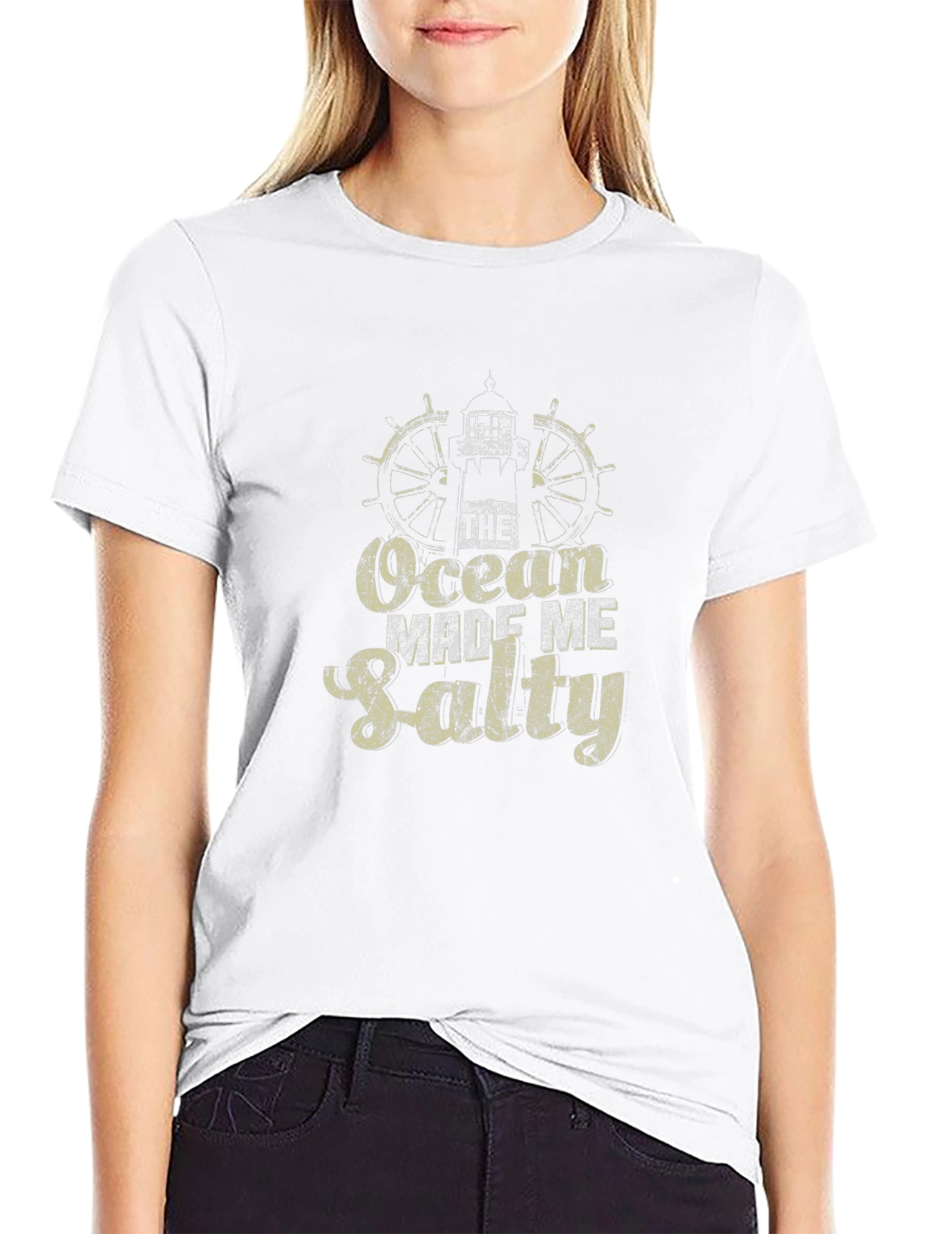 The Ocean Made Me Salty Graphic Tee